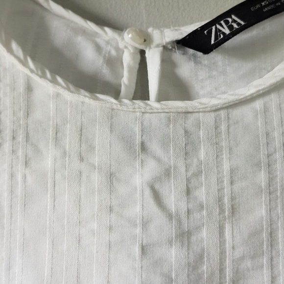 Zara White Women's Top - Picture 4 of 7